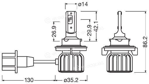 Osram 9008DWBRT-2HFB