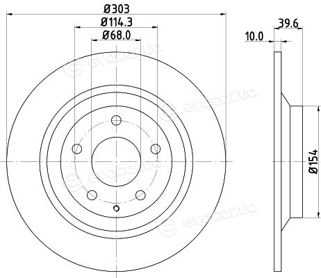 Hella Pagid 8DD 355 118-541