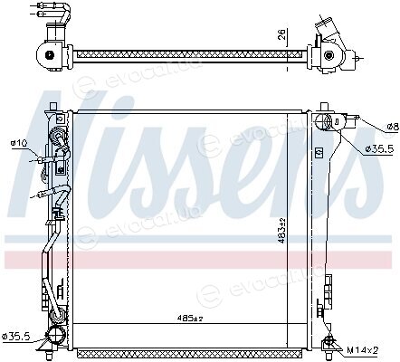 Nissens 606673