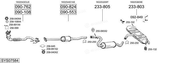 Bosal SYS07584