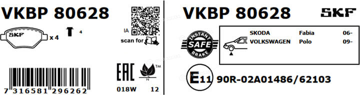 SKF VKBP 80628