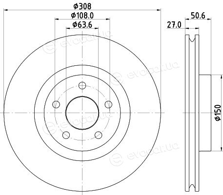 Hella Pagid 8DD 355 132-291