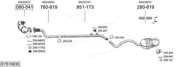 Bosal SYS10635