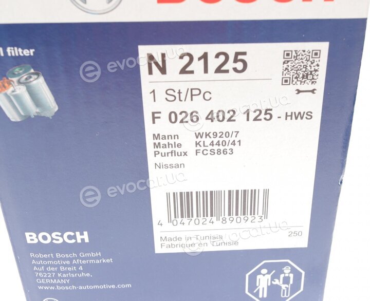 Bosch F 026 402 125