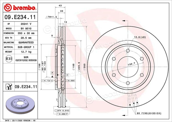 Brembo 09.E234.11