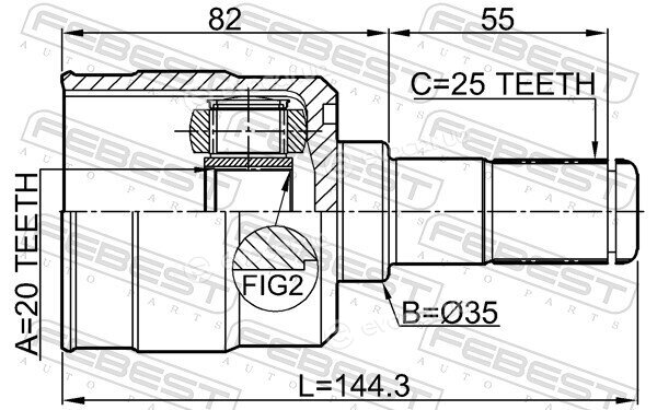 Febest 1211-IX35R