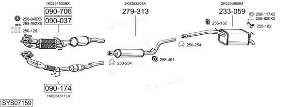 Bosal SYS07159