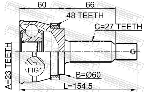 Febest 1210-TUCRRA48