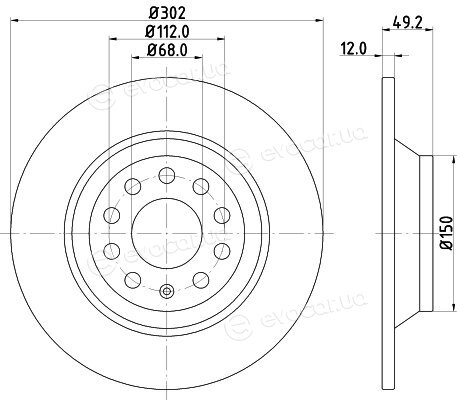 Hella Pagid 8DD 355 111-181