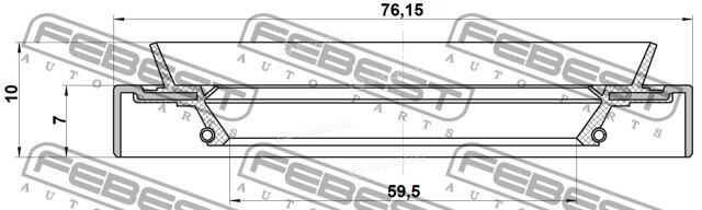 Febest 95HDS-61760710X