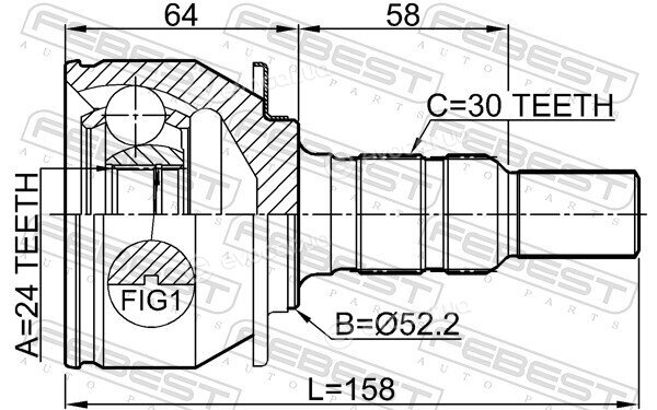 Febest 3210-SRXLF1