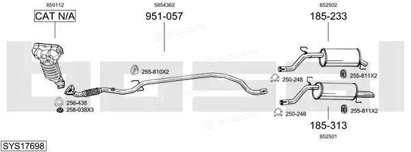 Bosal SYS17698