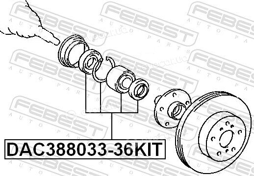 Febest DAC388033-36KIT
