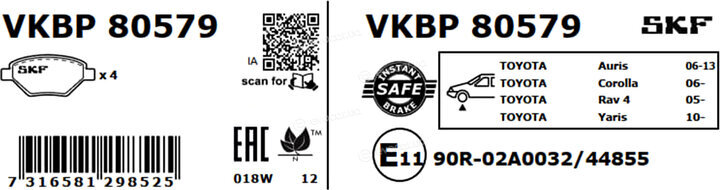 SKF VKBP 80579