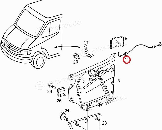 Mercedes-Benz A9017600704