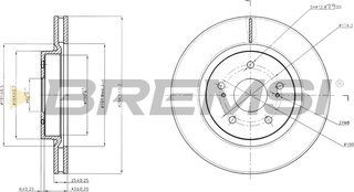 Bremsi CD7635V