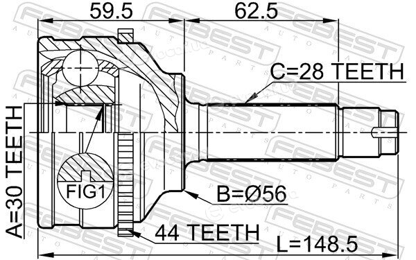 Febest 0510-037A44