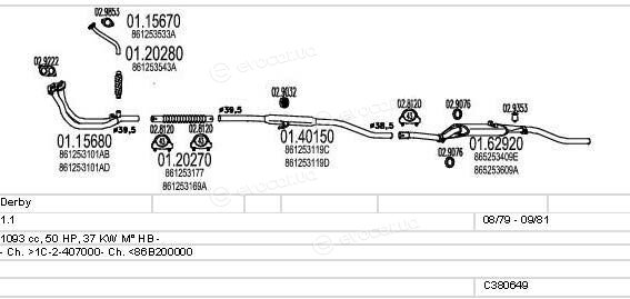 MTS C380649007312