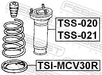 Febest TSI-MCV30R