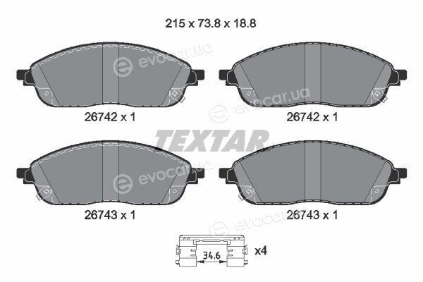 Textar 2674201