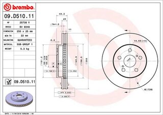 Brembo 09.D510.11