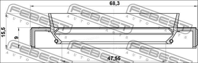 Febest 95HBY-49680915L