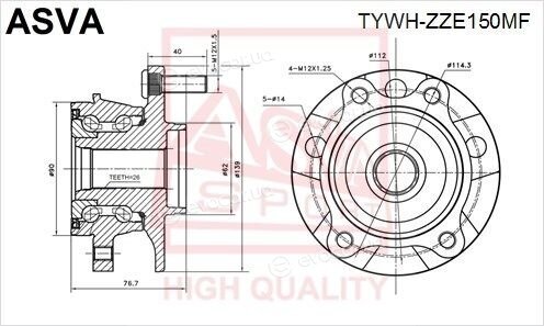 Asva TYWH-ZZE150MF