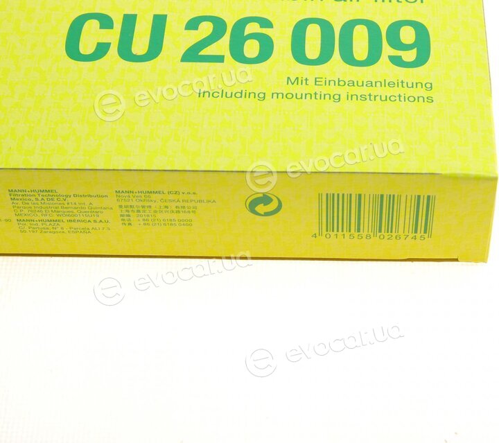 Mann CU 26 009