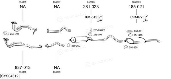 Bosal SYS04312