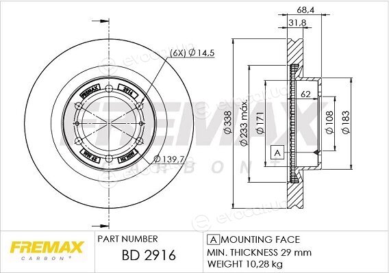 Fremax BD-2916