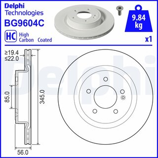 Delphi BG9604C