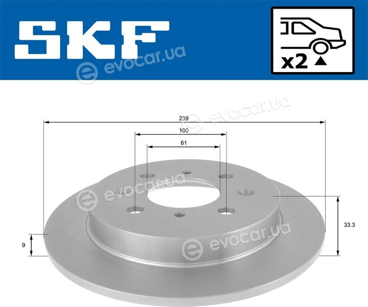 SKF VKBD 90425 S2