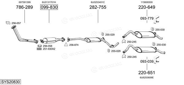 Bosal SYS20830