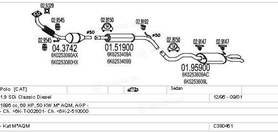 MTS C380451001639