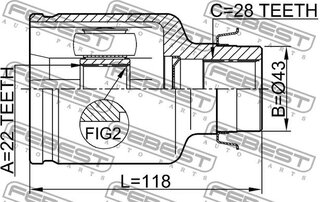 Febest 0511-M316ATRH