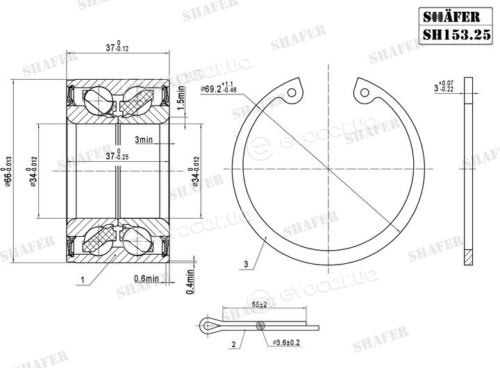 Shafer SH153.25K
