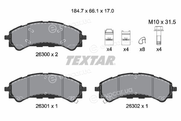 Textar 2630001