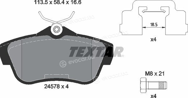 Textar 2457801
