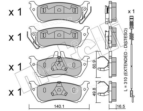 Metelli 22-0570-1K