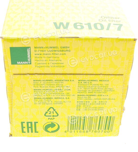 Mann W 610/7