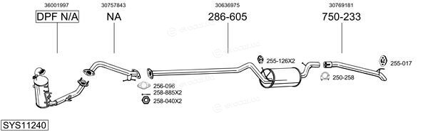 Bosal SYS11240