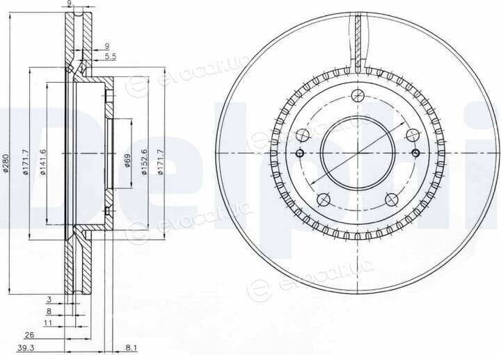 Delphi BG3861C