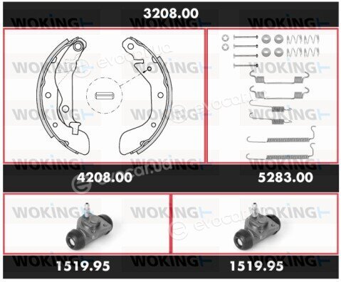 Woking 3208.00