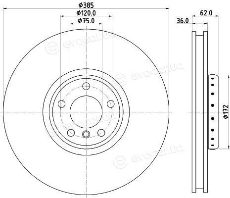 Hella Pagid 8DD 355 120-721