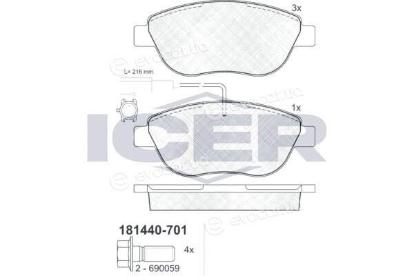 Icer 181440-701