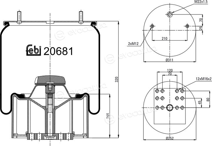 Febi 20681