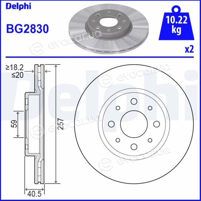 Delphi BG2830