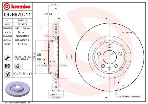 Brembo 09.B970.11