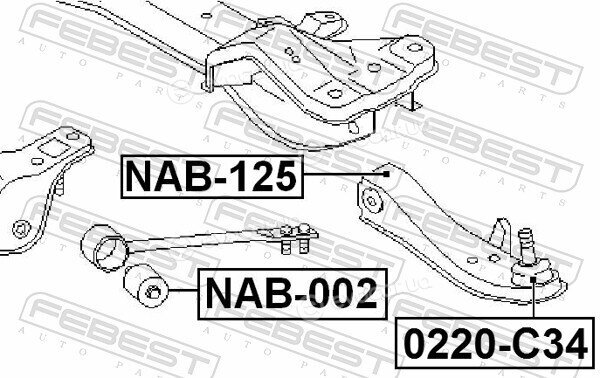 Febest NAB-125