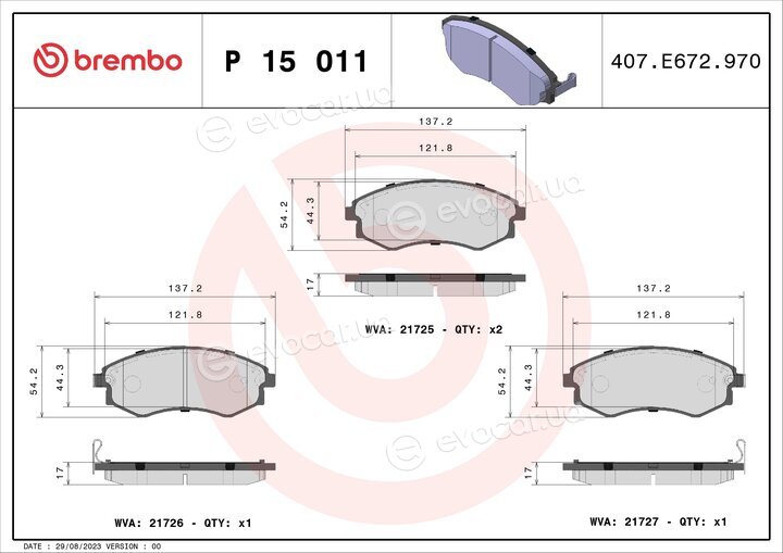 Brembo P 15 011
